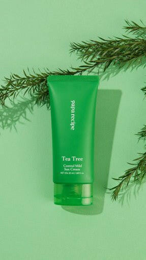 papa recipe Tea Tree Control Mild Sun Cream 50ml.