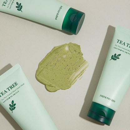 papa recipe Tea Tree Control Mud Cream Mask 100ml.