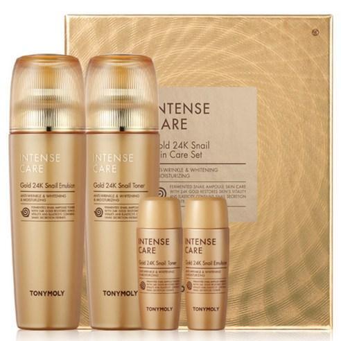 TONYMOLY Intense Care Gold 24K Snail 2 Set.