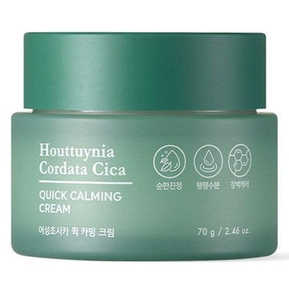 TONYMOLY Houttuynia Cordata Cica Quick Calming Cream 70g.