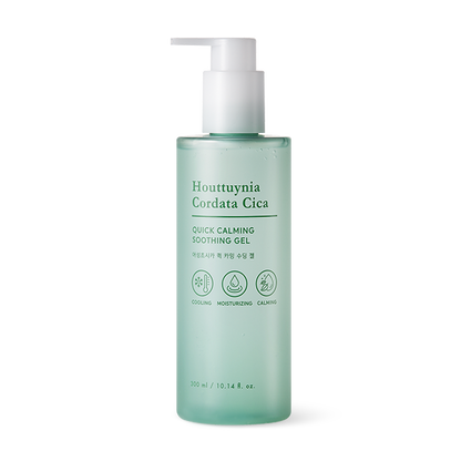 TONYMOLY Houttuynia Cordata Cica Quick Calming Soothing Gel 300ml.