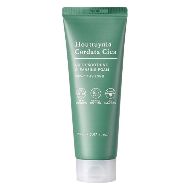 TONYMOLY Houttuynia Cordata Cica Quick Soothing Cleansing Foam 150ml.