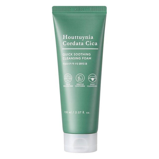 TONYMOLY Houttuynia Cordata Cica Quick Soothing Cleansing Foam 150ml.