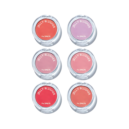 The SAEM Jelly Blusher 4.5g * 6 colors.