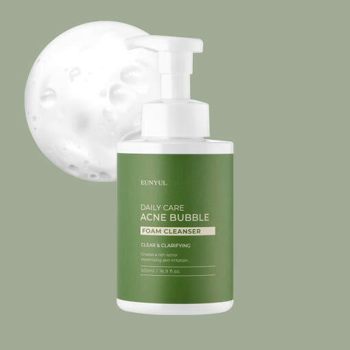 EUNYUL Daily Care Acne Bubble Foam Cleanser 500ml.