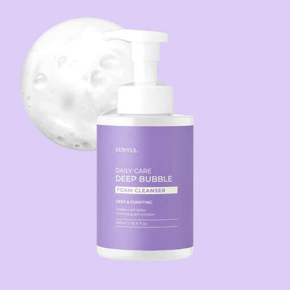 EUNYUL Daily Care Deep Bubble Foam Cleanser 500ml.