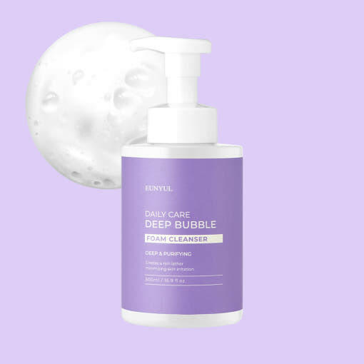 EUNYUL Daily Care Deep Bubble Foam Cleanser 500ml.