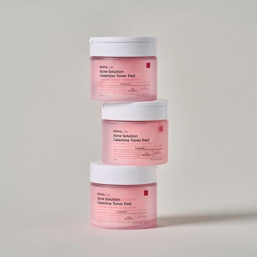 Eunyul Lab Acne Solution Calamine Toner Pad 60ea/180ml.