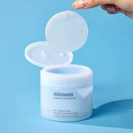 mixsoon Hyaluronic Acid Toner Pad 80ea/180ml.