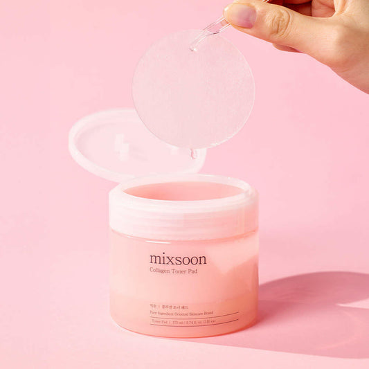 mixsoon PDRN Collagen Toner Pad 110ea/170ml.