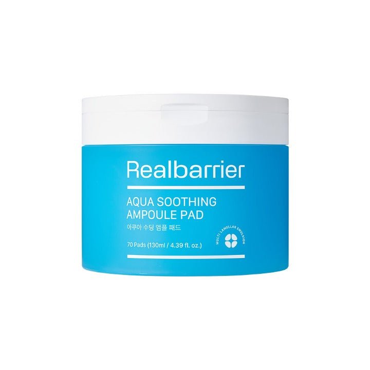 [Real Barrier] Aqua Soothing Ampoule Pad 130ml (70ea) - Radiance Revolution