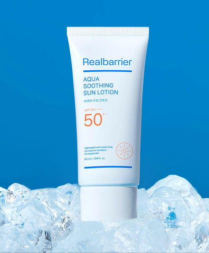 [Real Barrier] Aqua Soothing Sun Lotion SPF50+ PA++++ 50ml.
