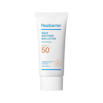 [Real Barrier] Aqua Soothing Sun Lotion SPF50+ PA++++ 50ml.