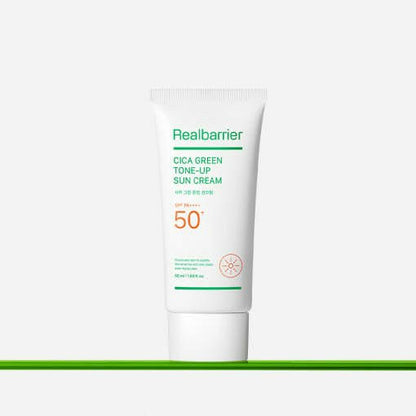 [Real Barrier] Cica Green Tone Up Sun Cream SPF 50+ PA++++ 50ml.