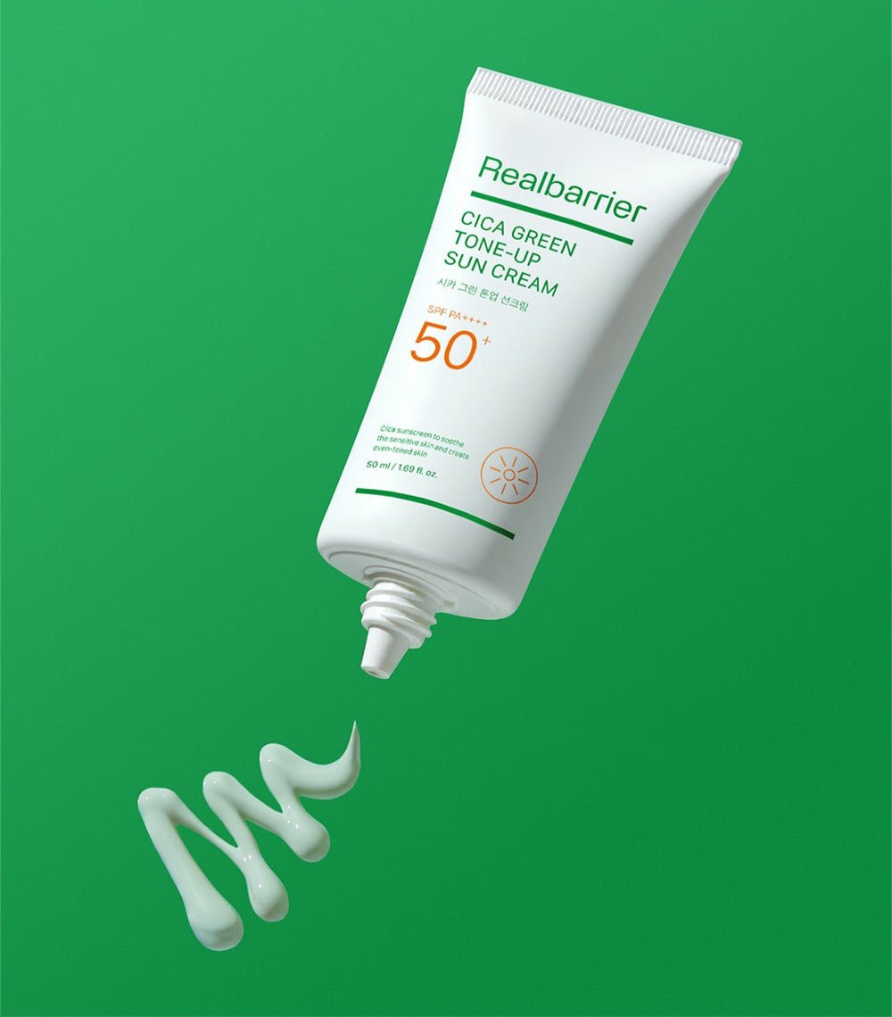 [Real Barrier] Cica Green Tone Up Sun Cream SPF 50+ PA++++ 50ml - Radiance Revolution