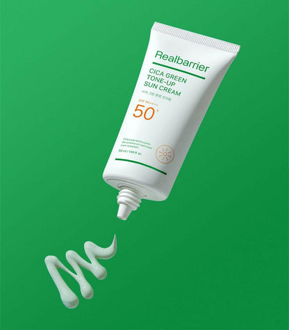 [Real Barrier] Cica Green Tone Up Sun Cream SPF 50+ PA++++ 50ml.