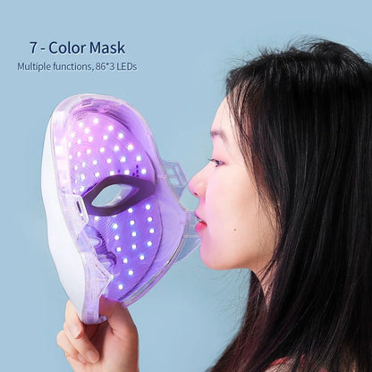 Rechargeable Facial LED Mask 7 Colours - Radiance Revolution - 400mah no box - Facial LED Mask - Generic