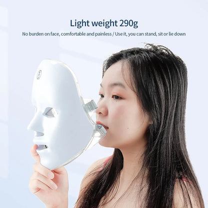 Rechargeable Facial LED Mask 7 Colours - Radiance Revolution - 400mah no box - Facial LED Mask - Generic