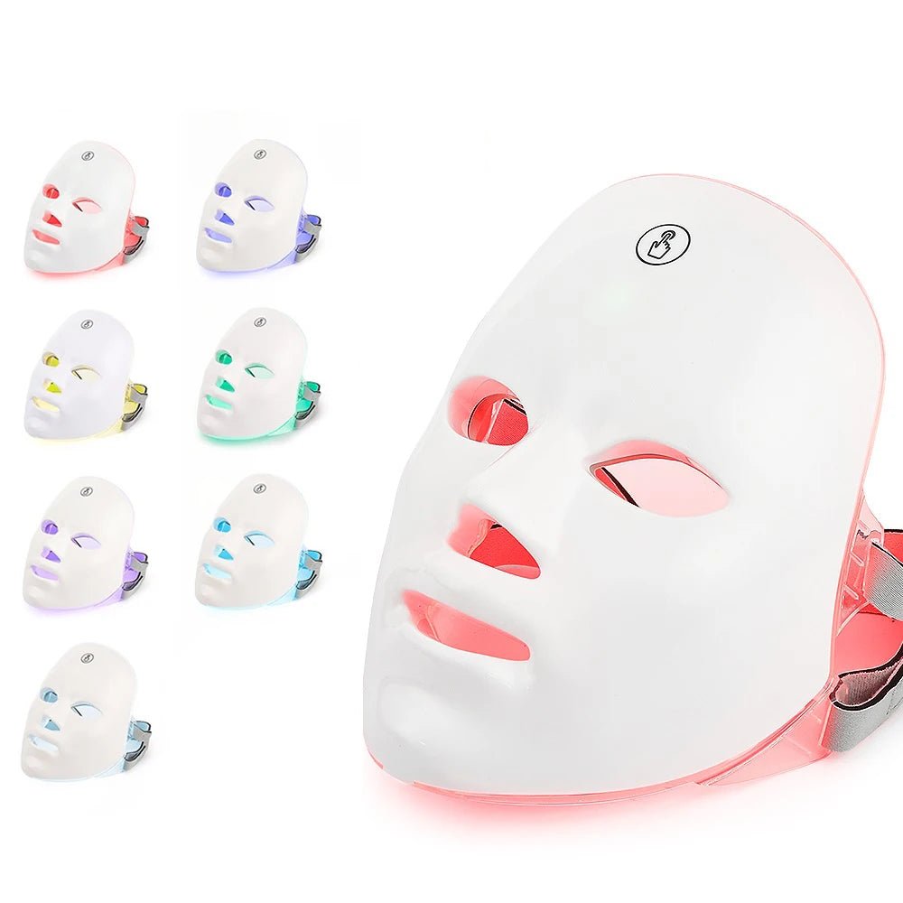 Rechargeable Facial LED Mask 7 Colours - Radiance Revolution - Generic - 