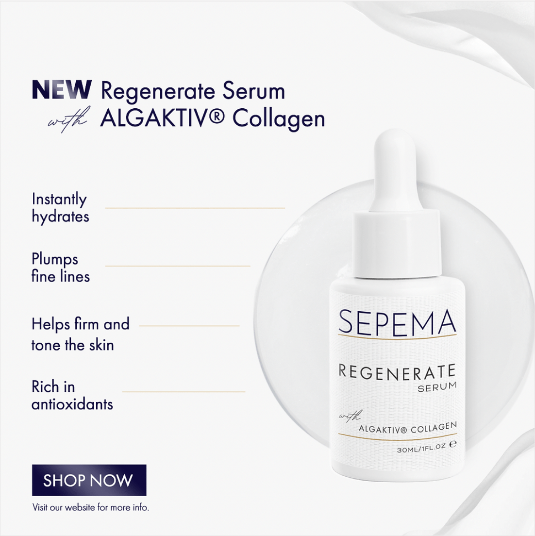 Regenerate Serum - Radiance Revolution - SEPEMA - serum