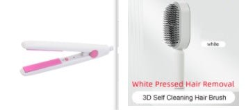 Self Cleaning Hair Brush For Women One - key Cleaning Hair Loss Airbag Massage Scalp Comb Anti - Static Hairbrush - Radiance Revolution - Generic - 0