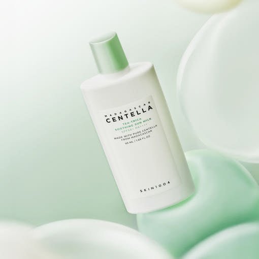 SKIN1004 MADAGASCAR CENTELLA TEA - TRICA SOOTHING SUN MILK SPF 50+ PA++++ 50ml - Radiance Revolution - SKIN1004 - Sunscreen