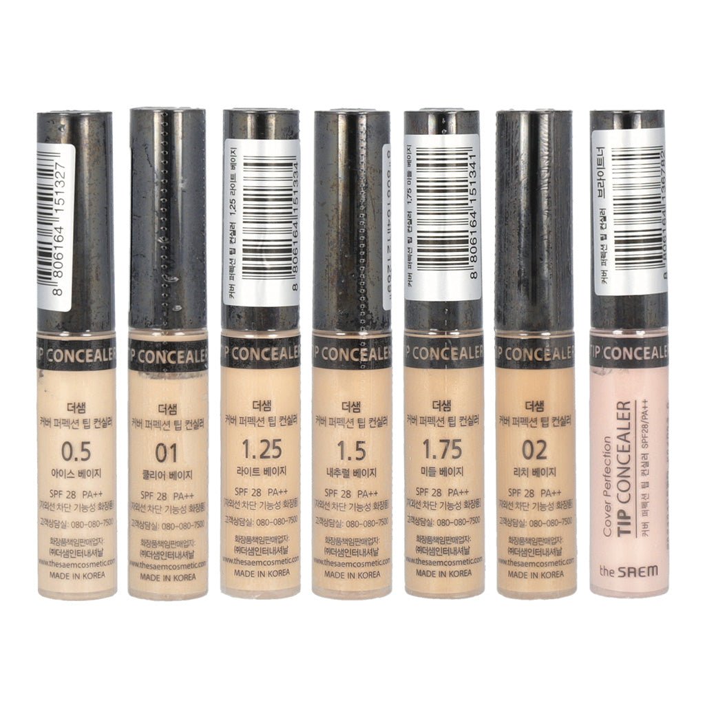 the SAEM Cover Perfection Tip Concealer 6.5g (10 shades) - Radiance Revolution - The SAEM - Concealer