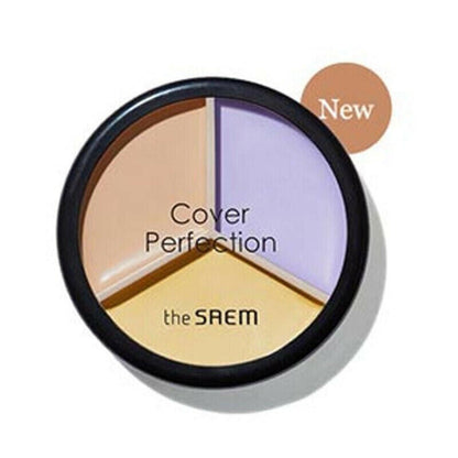 the SAEM Cover Perfection Triple Pot Concealer 4.5g*3.