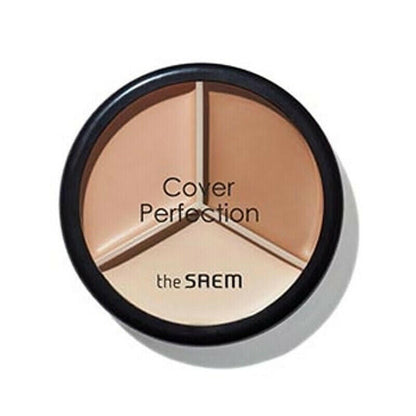 the SAEM Cover Perfection Triple Pot Concealer 4.5g*3.