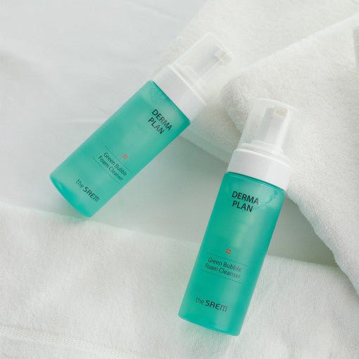 The SAEM Derma Plan Green Bubble Foam Cleanser 150ml - Radiance Revolution - The SAEM - Cleansing Foam