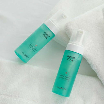 The SAEM Derma Plan Green Bubble Foam Cleanser 150ml.