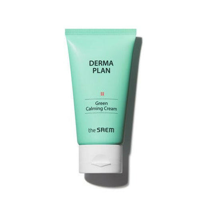 The SAEM Derma Plan Green Calming Cream 70ml.
