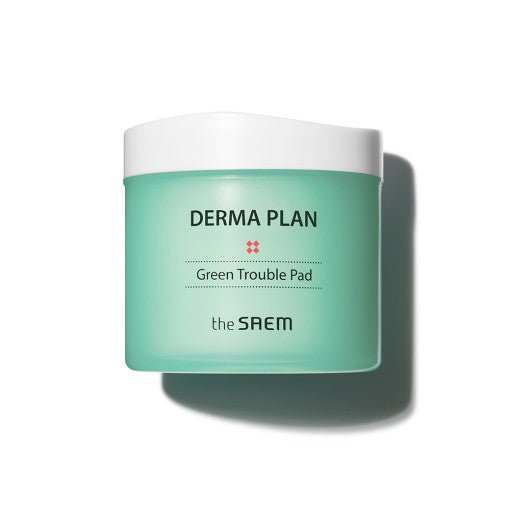 The SAEM Derma Plan Green Trouble Pad 145ml (70ea) - Radiance Revolution - The SAEM - Toner Pad