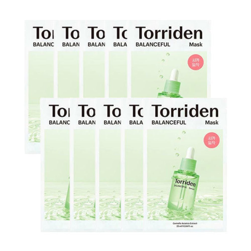 Torriden Balanceful Cica Mask Sheet 10ea - Radiance Revolution - Torriden - Facial Mask