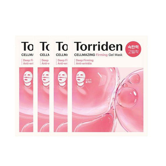 Torriden Cellmazing Firming Gel Mask Sheet 4ea (Upper/Lower Sheets) - Radiance Revolution