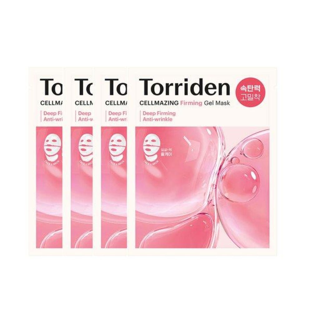 Torriden Cellmazing Firming Gel Mask Sheet 4ea (Upper/Lower Sheets) - Radiance Revolution - Torriden - Facial Mask