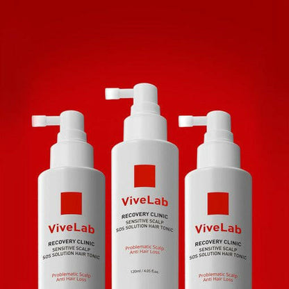 ViveLab Recovery Clinic Sensitive Scalp SOS Solution Hair Tonic 120ml.